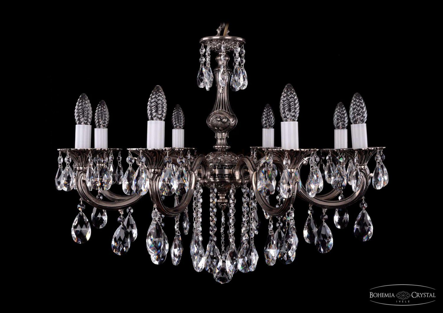 Люстра хрустальная Bohemia Ivele 1702/8/265/B/NB