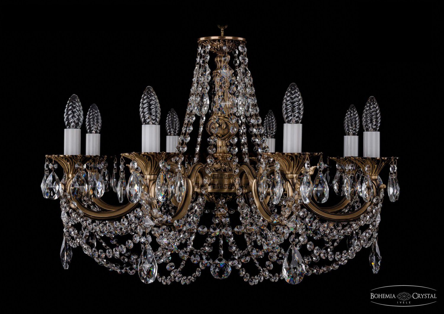 Люстра хрустальная Bohemia Ivele 1702/8/265/C/FP