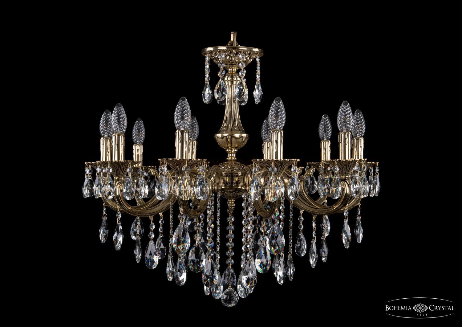 Люстра хрустальная Bohemia Ivele 1702/10/250/B/GB