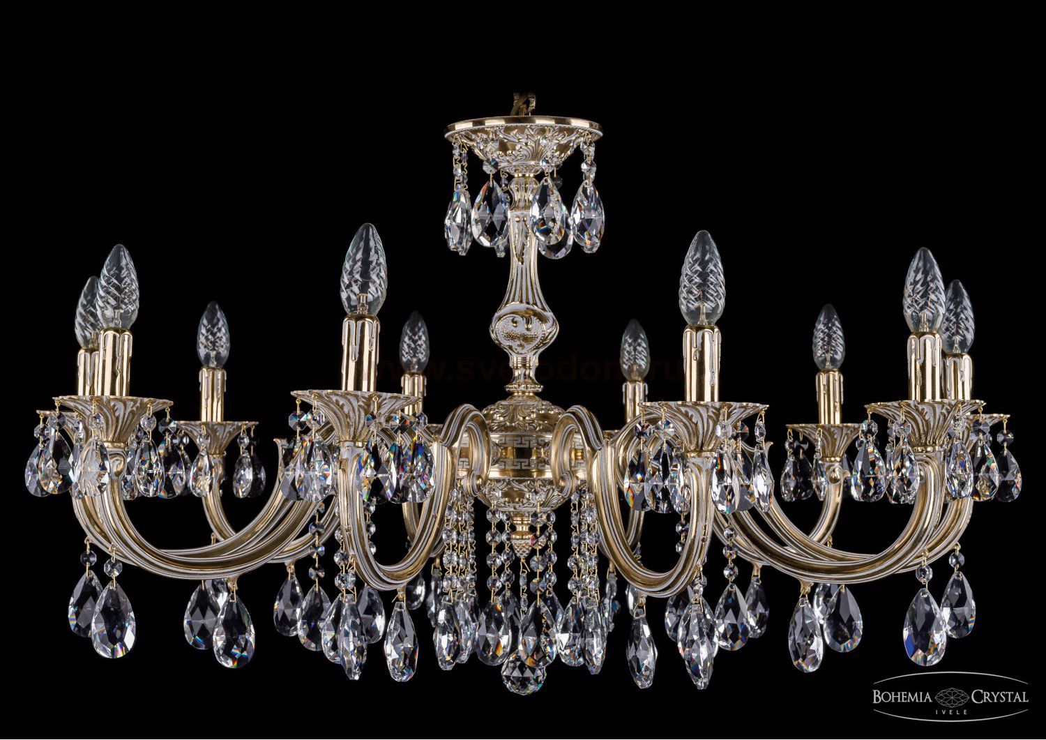 Люстра хрустальная Bohemia Ivele 1702/10/300/A/GW