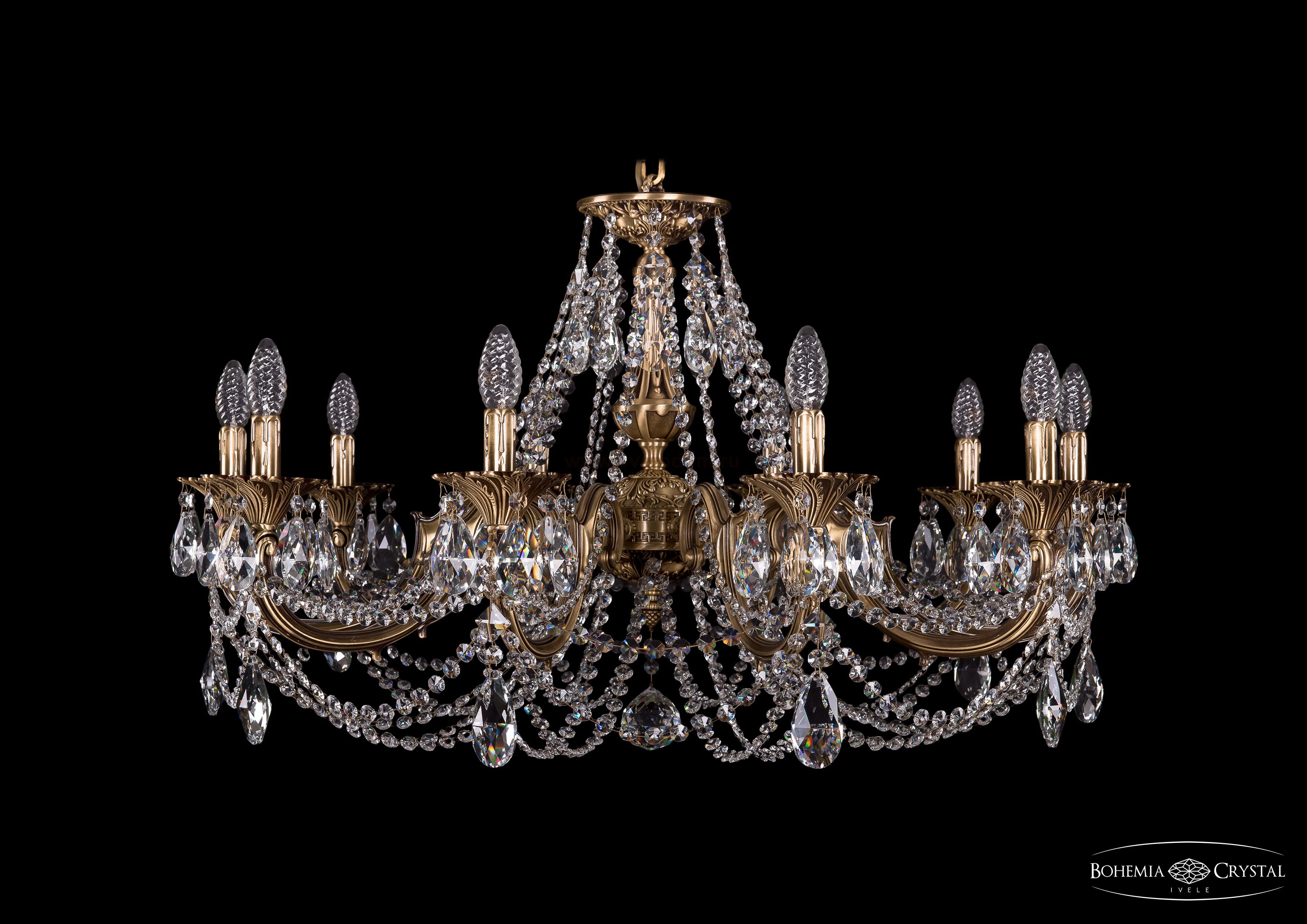 Люстра хрустальная Bohemia Ivele 1702/10/335/C/FP
