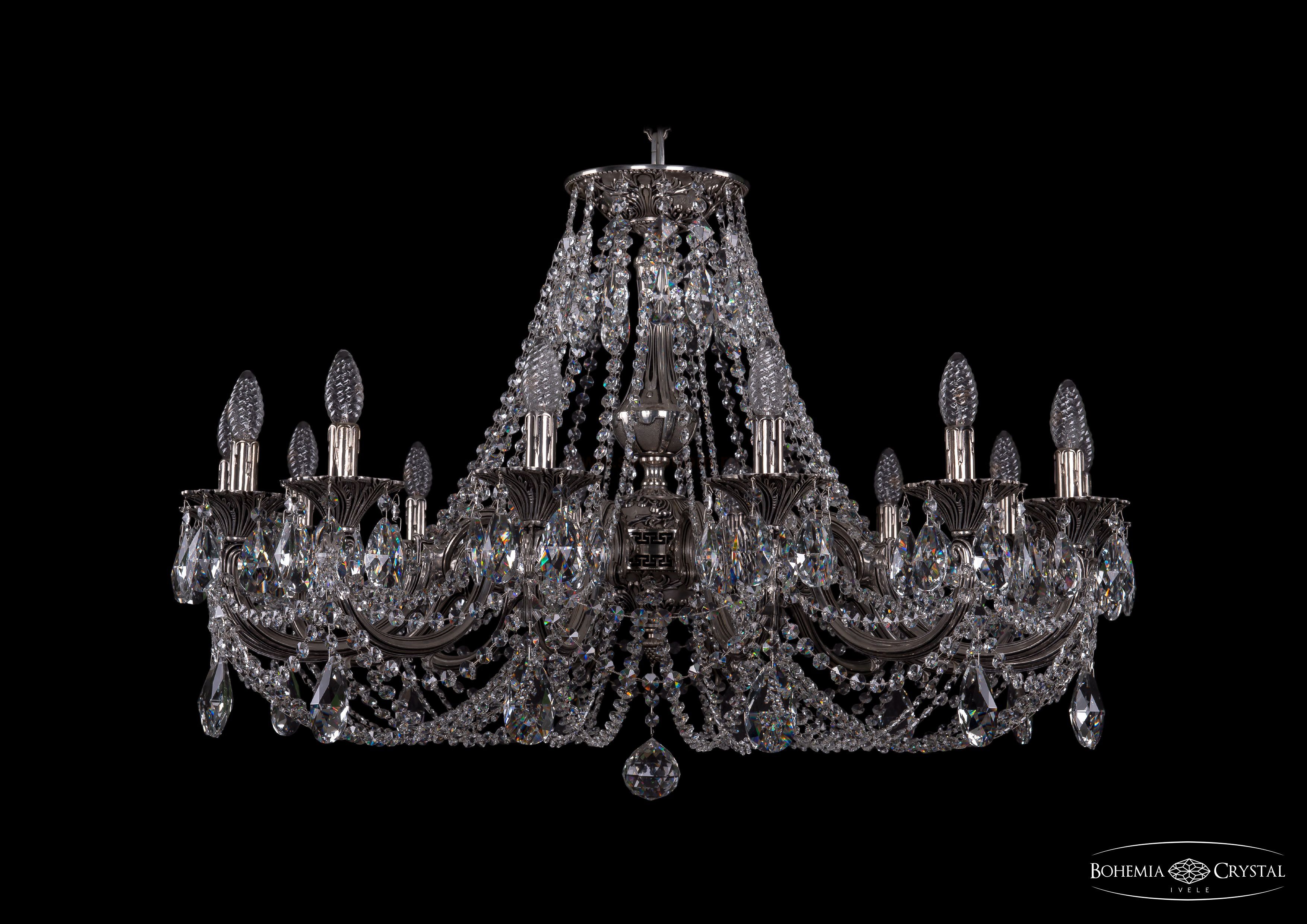 Люстра хрустальная Bohemia Ivele 1702/14/335/C/NB