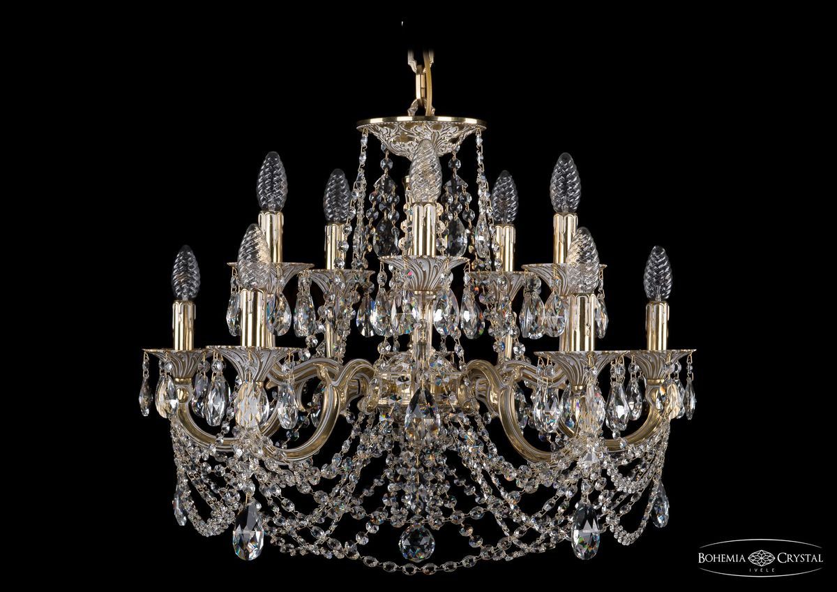 Люстра хрустальная Bohemia Ivele 1702/5+5/265+110/C/GW