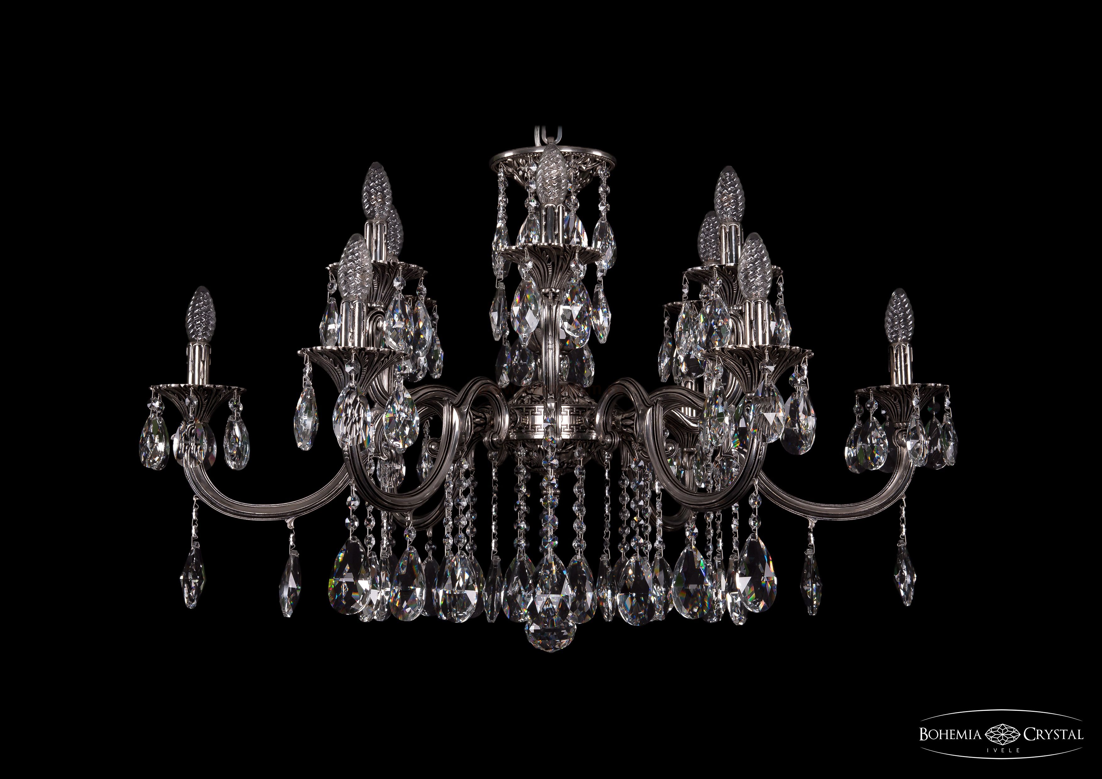 Люстра хрустальная Bohemia Ivele 1702/6+6/335+150/A/NB
