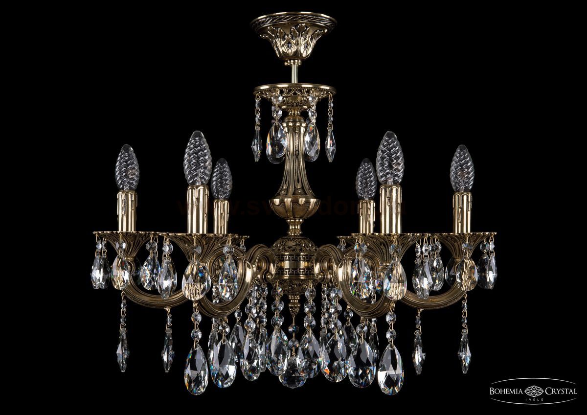 Люстра хрустальная Bohemia Ivele 1702/6/210/A/GB