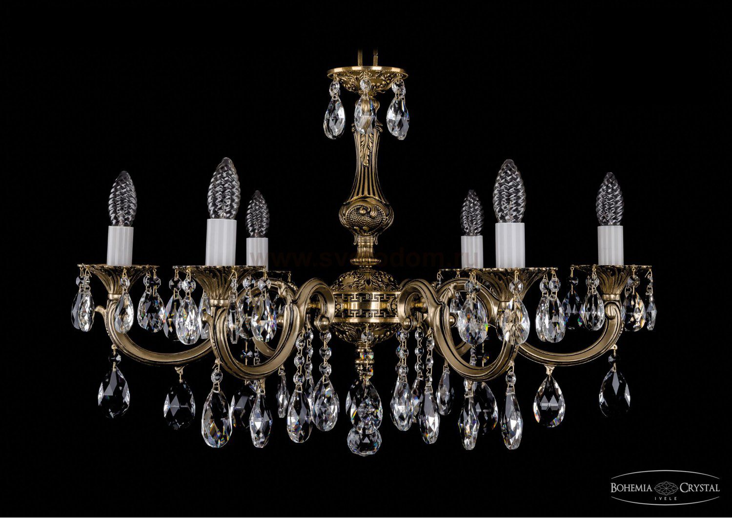 Люстра хрустальная Bohemia Ivele 1702/6/250/A/GB