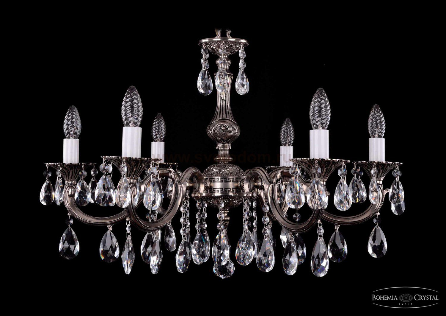 Люстра хрустальная Bohemia Ivele 1702/6/250/A/NB