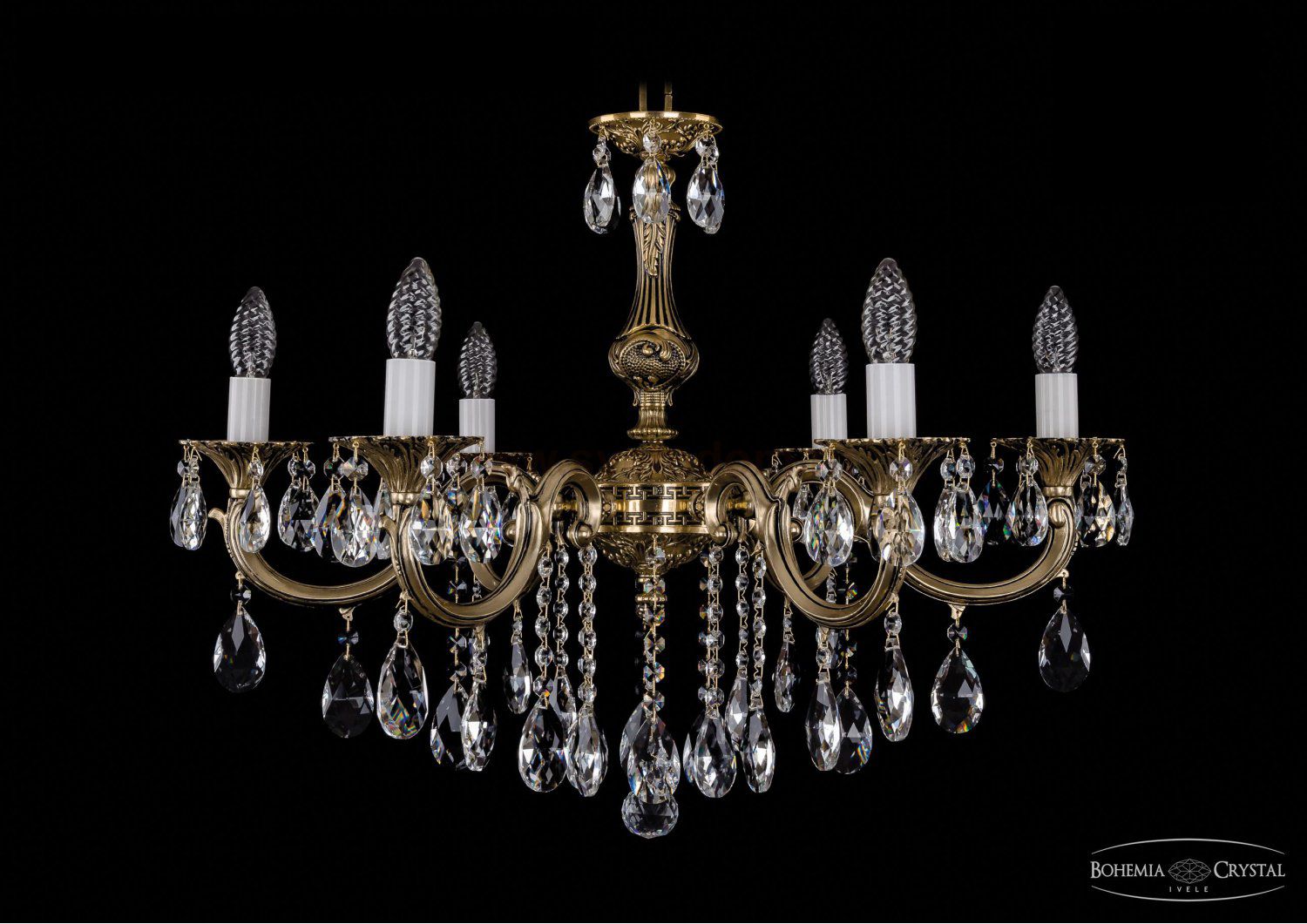 Люстра хрустальная Bohemia Ivele 1702/6/250/B/GB