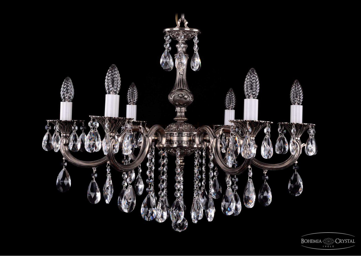 Люстра хрустальная Bohemia Ivele 1702/6/250/B/NB