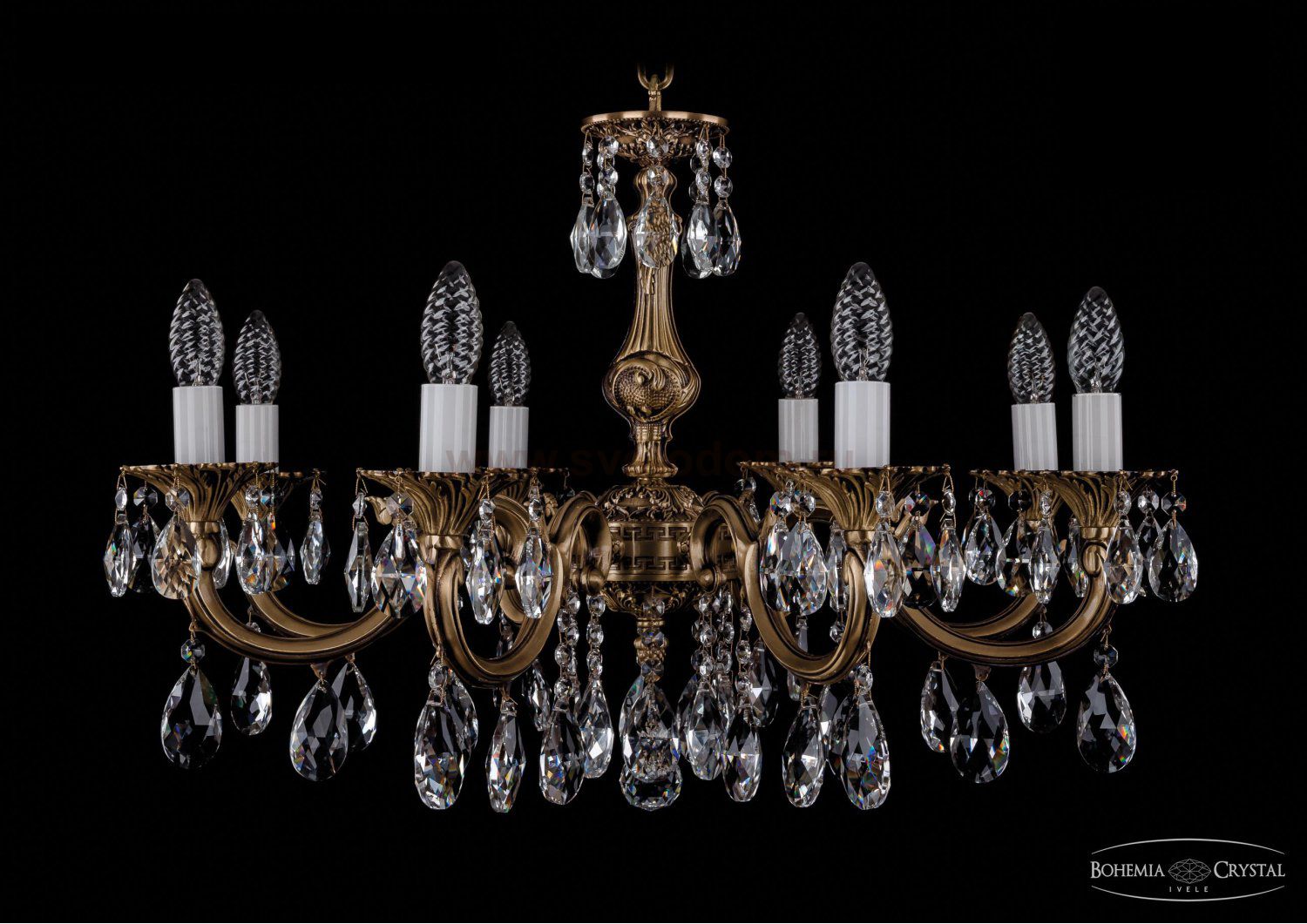Люстра хрустальная Bohemia Ivele 1702/8/250/A/FP
