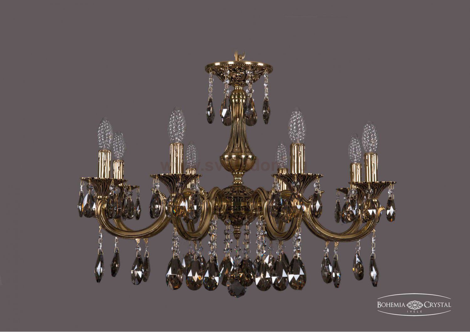 Люстра хрустальная Bohemia Ivele 1702/8/250/A/GB/K731