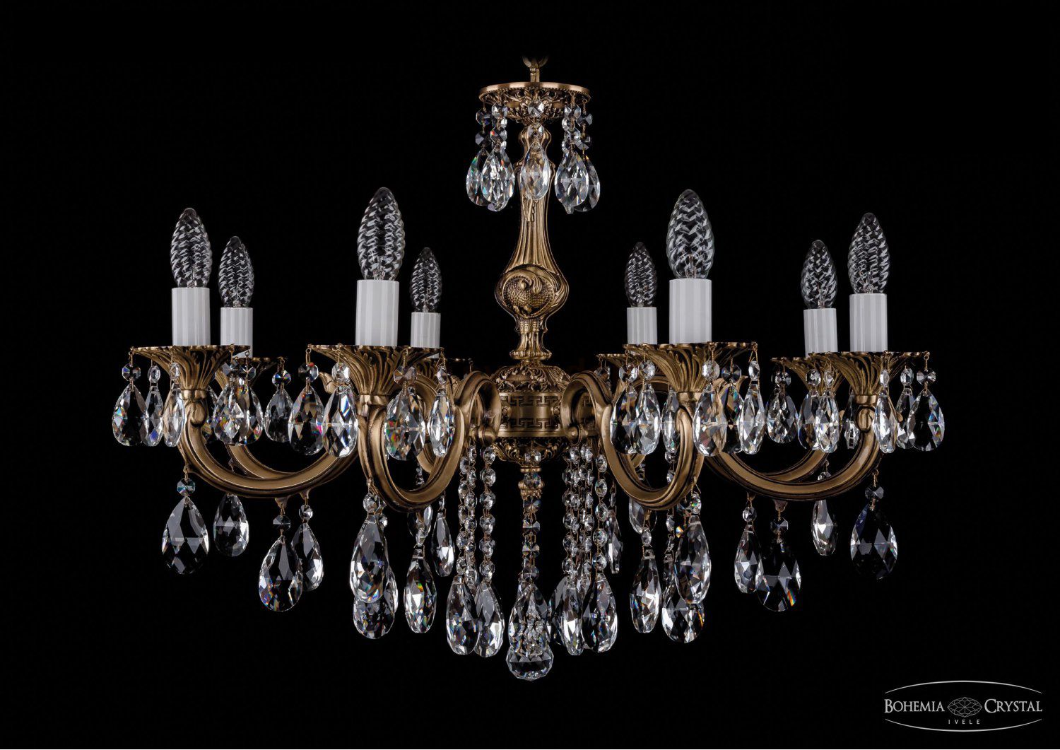 Люстра хрустальная Bohemia Ivele 1702/8/250/B/FP