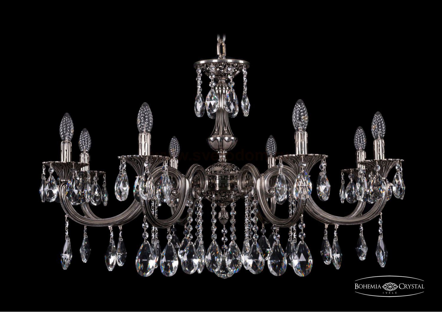 Люстра хрустальная Bohemia Ivele 1702/8/300/A/NB