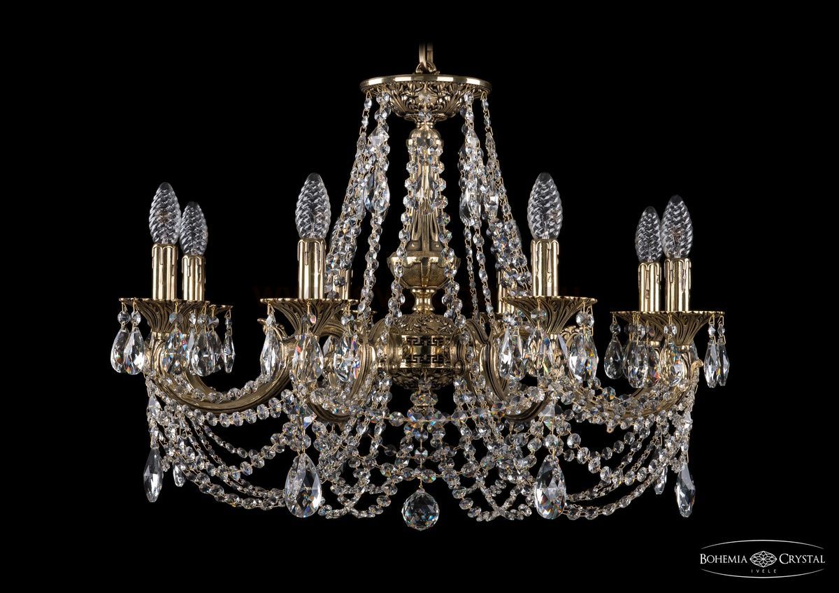 Люстра хрустальная Bohemia Ivele 1702/8/265/C/GB