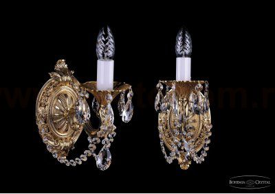 Светильник настенный бра Bohemia Ivele 1702B/1/175/C/G