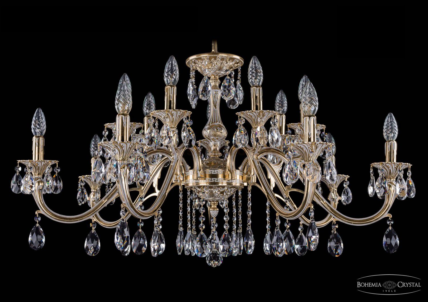 Люстра хрустальная Bohemia Ivele 1703/14/360/A/GW