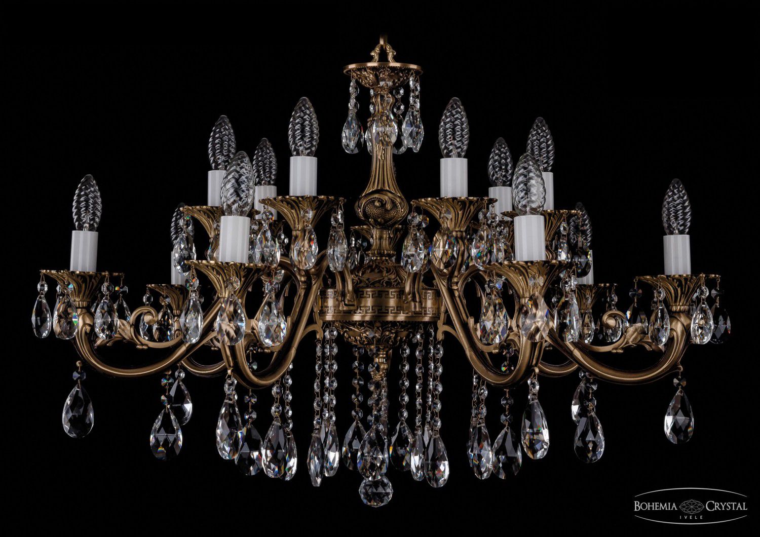 Люстра хрустальная Bohemia Ivele 1703/14/320/B/FP