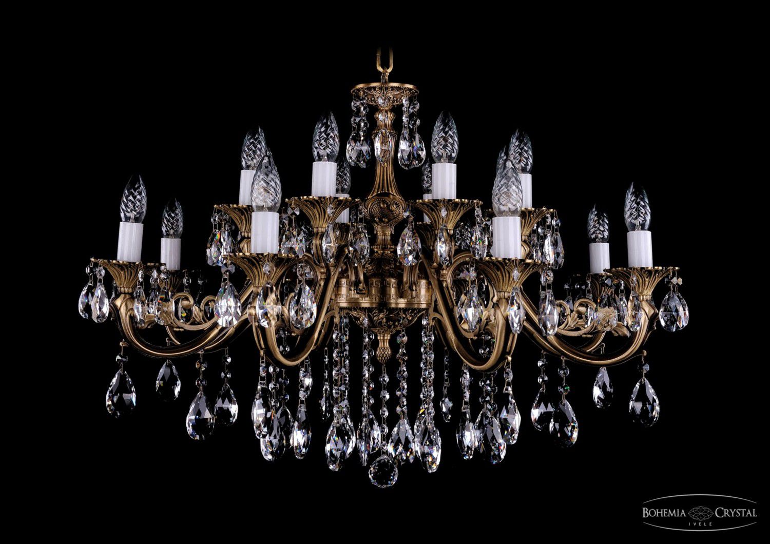 Люстра хрустальная Bohemia Ivele 1703/16/320/B/FP