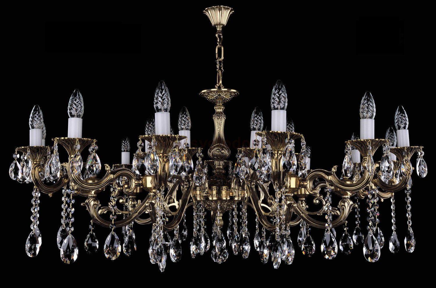 Люстра хрустальная Bohemia Ivele 1703/21/A/GB
