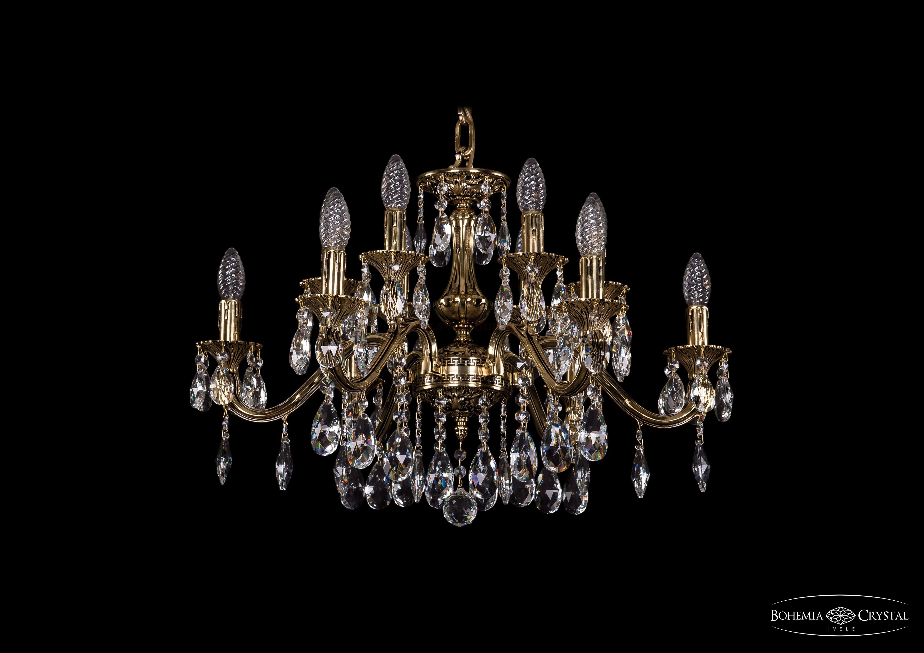 Люстра хрустальная Bohemia Ivele 1703/12/225/A/GB