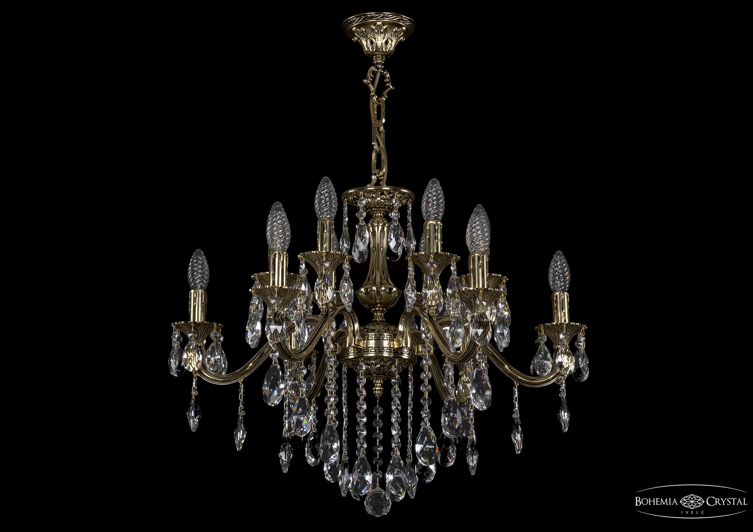 Люстра хрустальная Bohemia Ivele 1703/12/225/B/GB