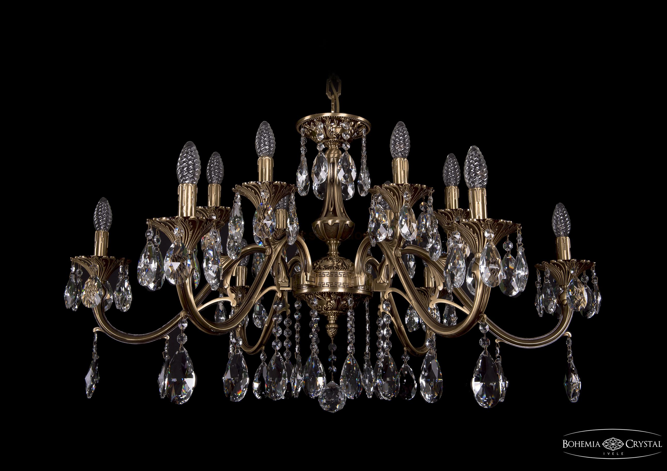 Люстра хрустальная Bohemia Ivele 1703/12/360/A/FP