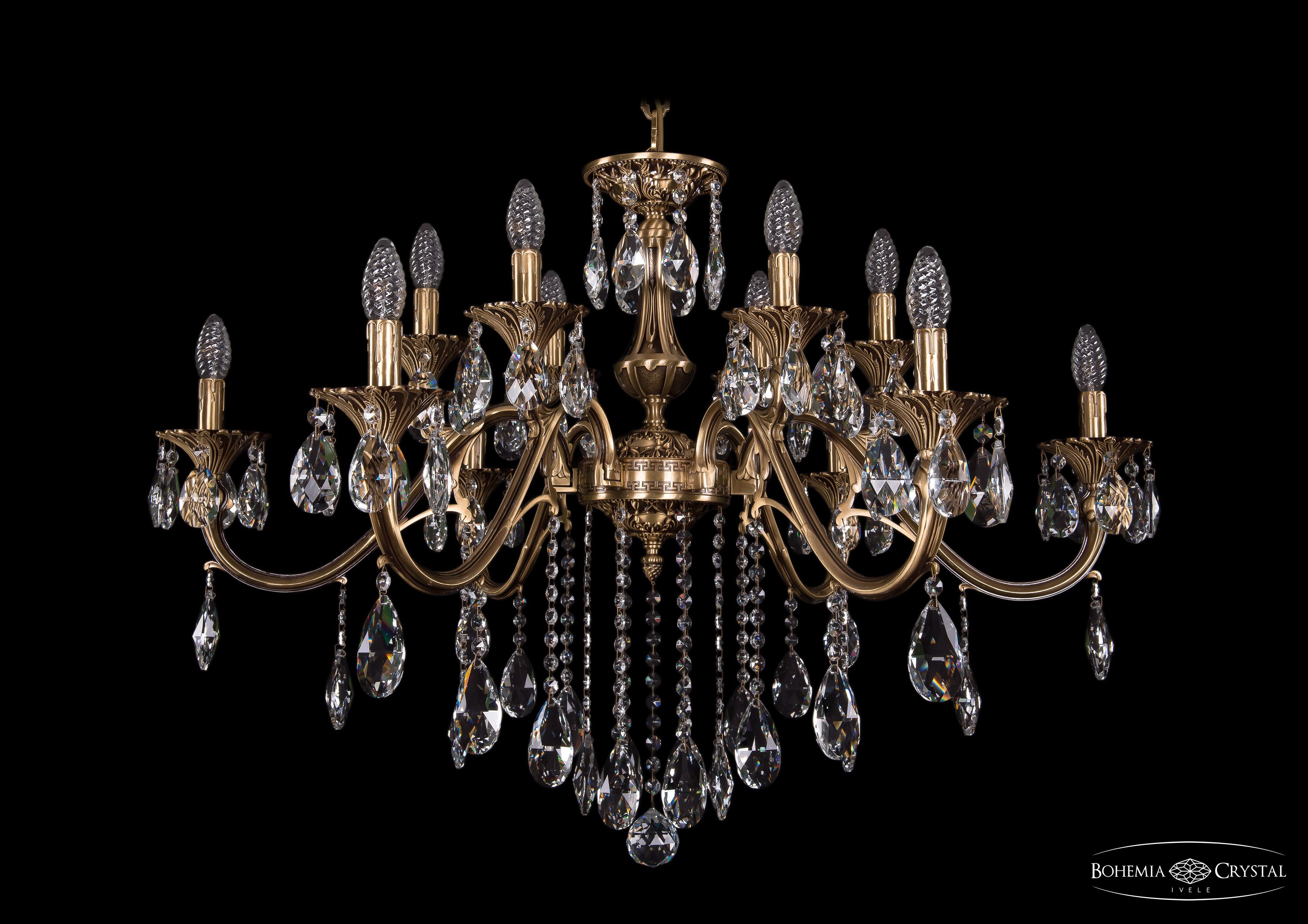Люстра хрустальная Bohemia Ivele 1703/12/360/B/FP