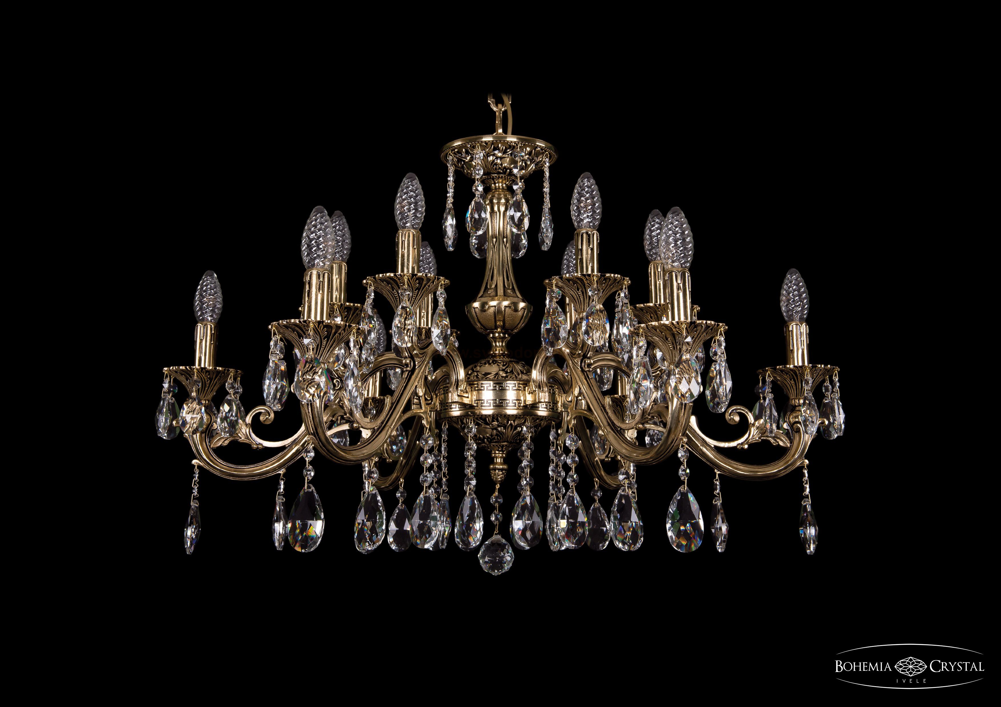 Люстра хрустальная Bohemia Ivele 1703/12/320/A/GB