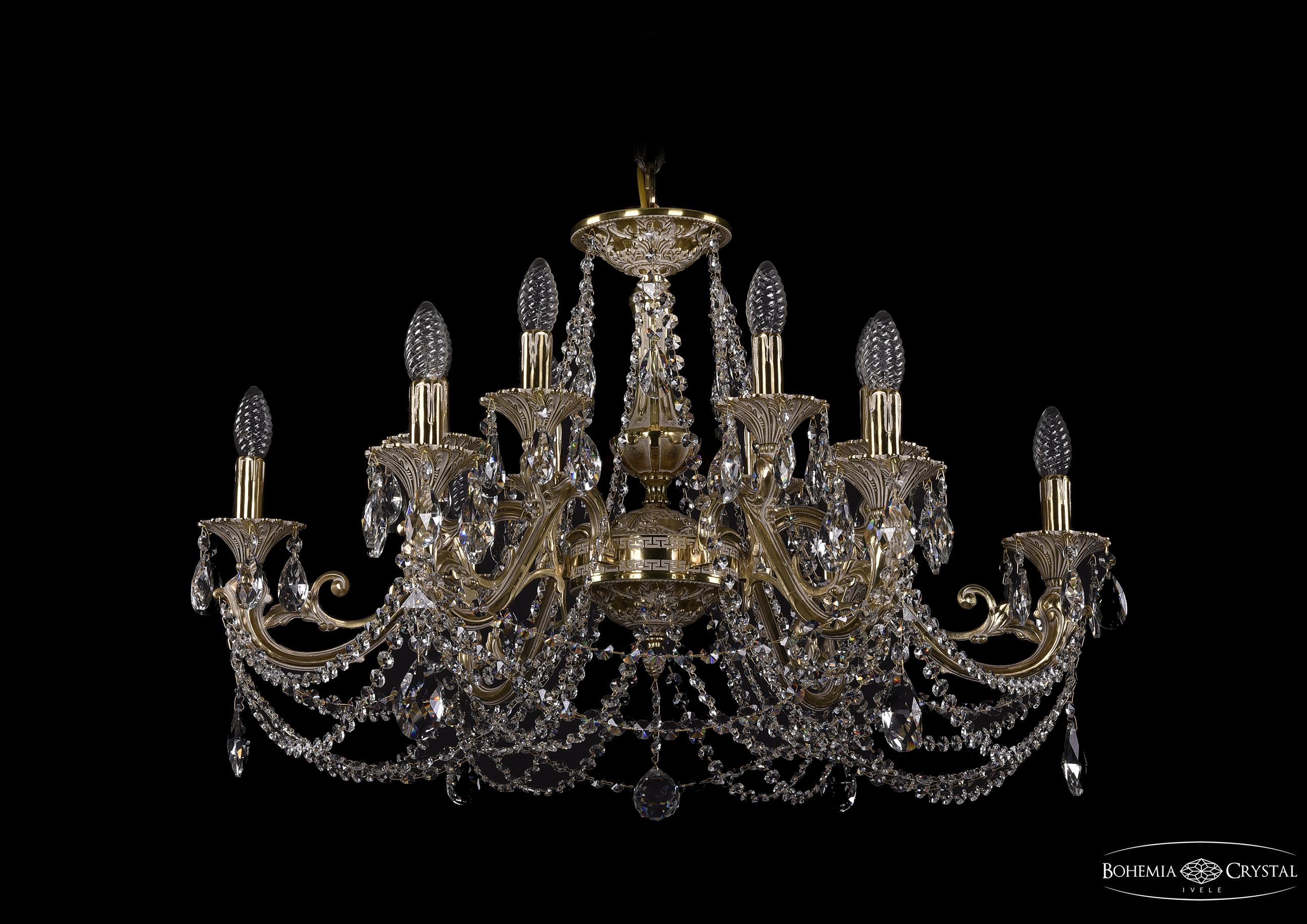 Люстра хрустальная Bohemia Ivele 1703/12/320/C/GI