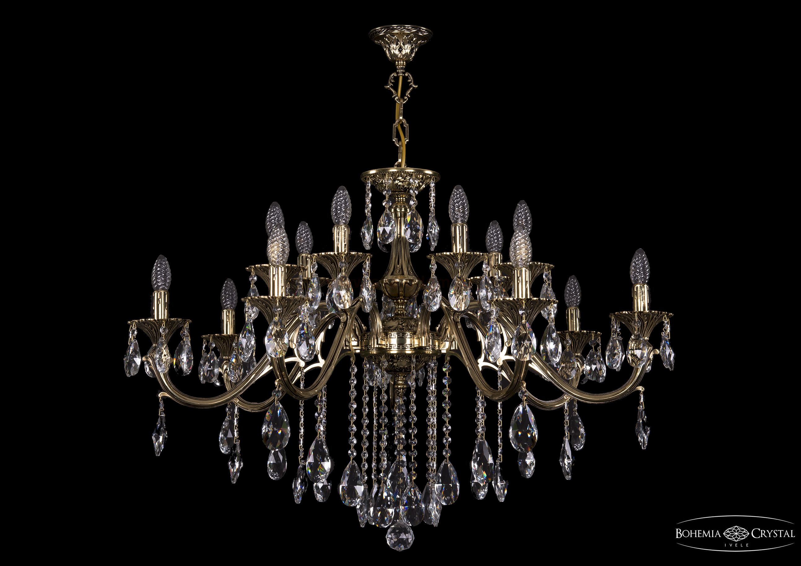 Люстра хрустальная Bohemia Ivele 1703/14/360/B/GB