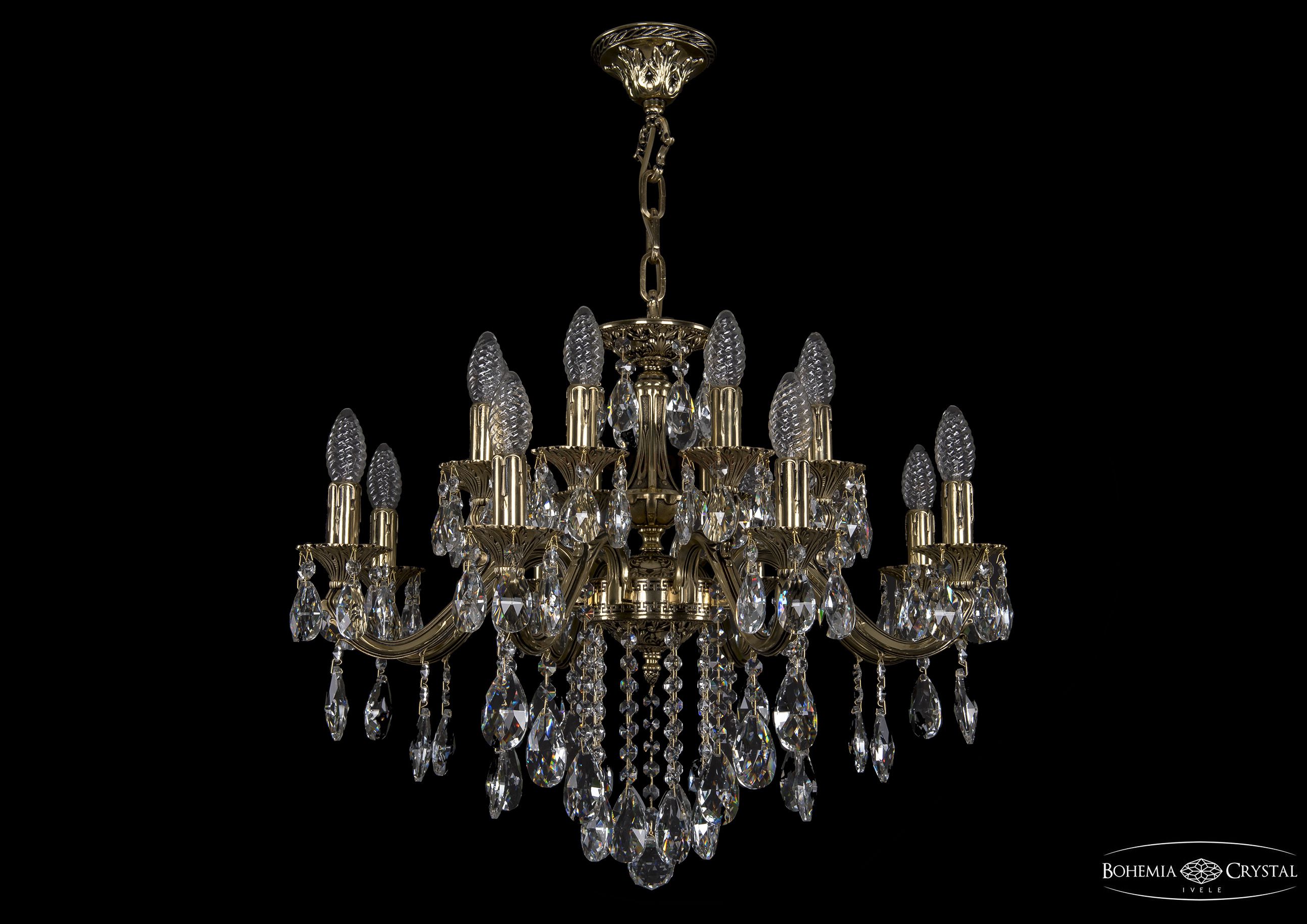 Люстра хрустальная Bohemia Ivele 1703/16/225/B/GB