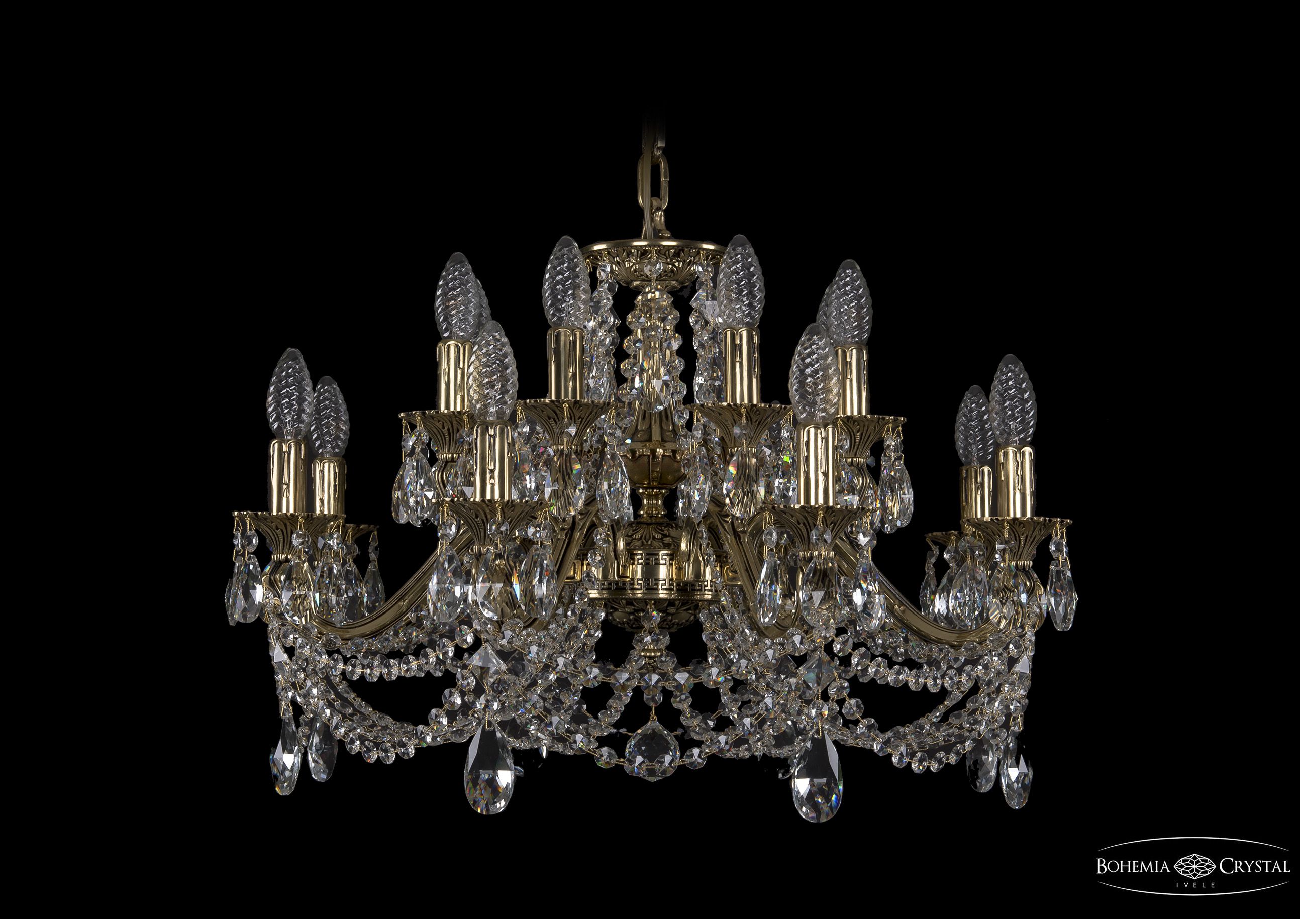 Люстра хрустальная Bohemia Ivele 1703/16/225/C/GB