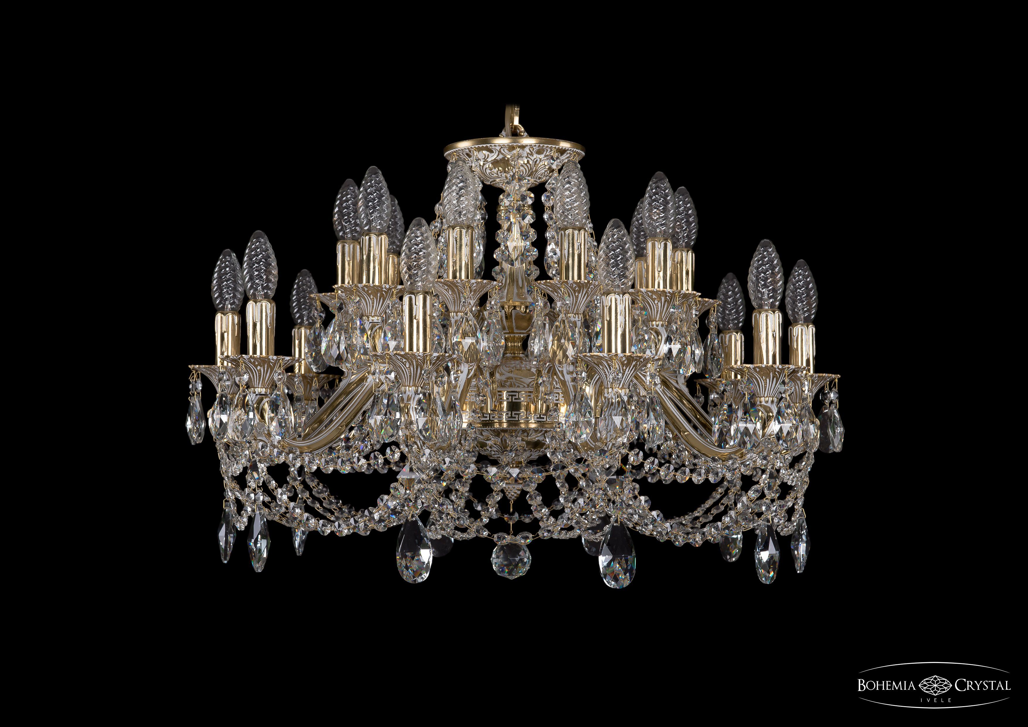 Люстра хрустальная Bohemia Ivele 1703/20/225/C/GW