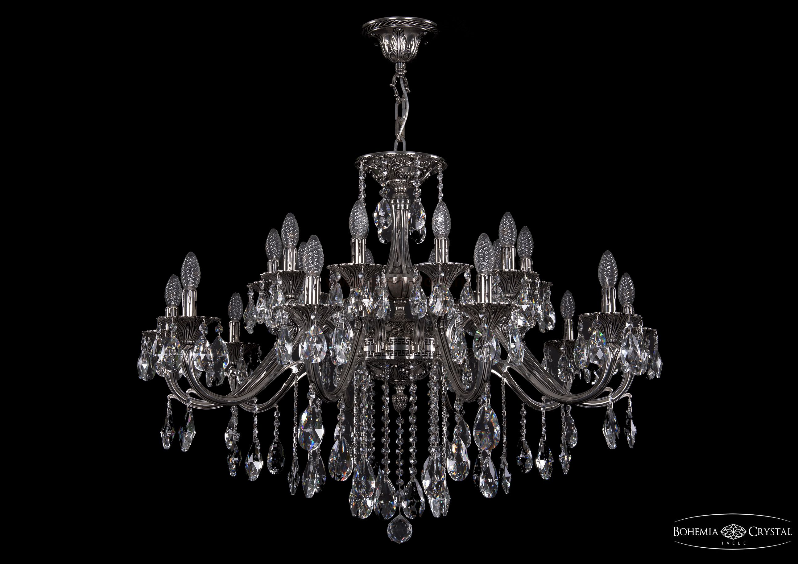 Люстра хрустальная Bohemia Ivele 1703/20/360/B/NB
