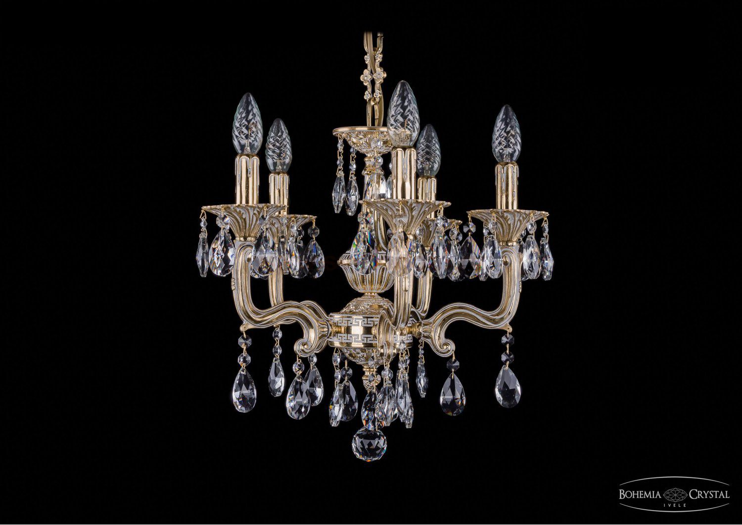 Люстра хрустальная Bohemia Ivele 1704/5/UP125IV/A/GW