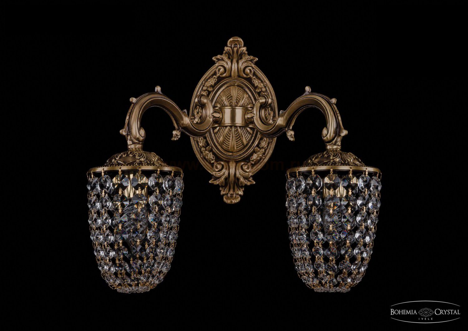 Светильник настенный бра Bohemia Ivele 1705/2/FP