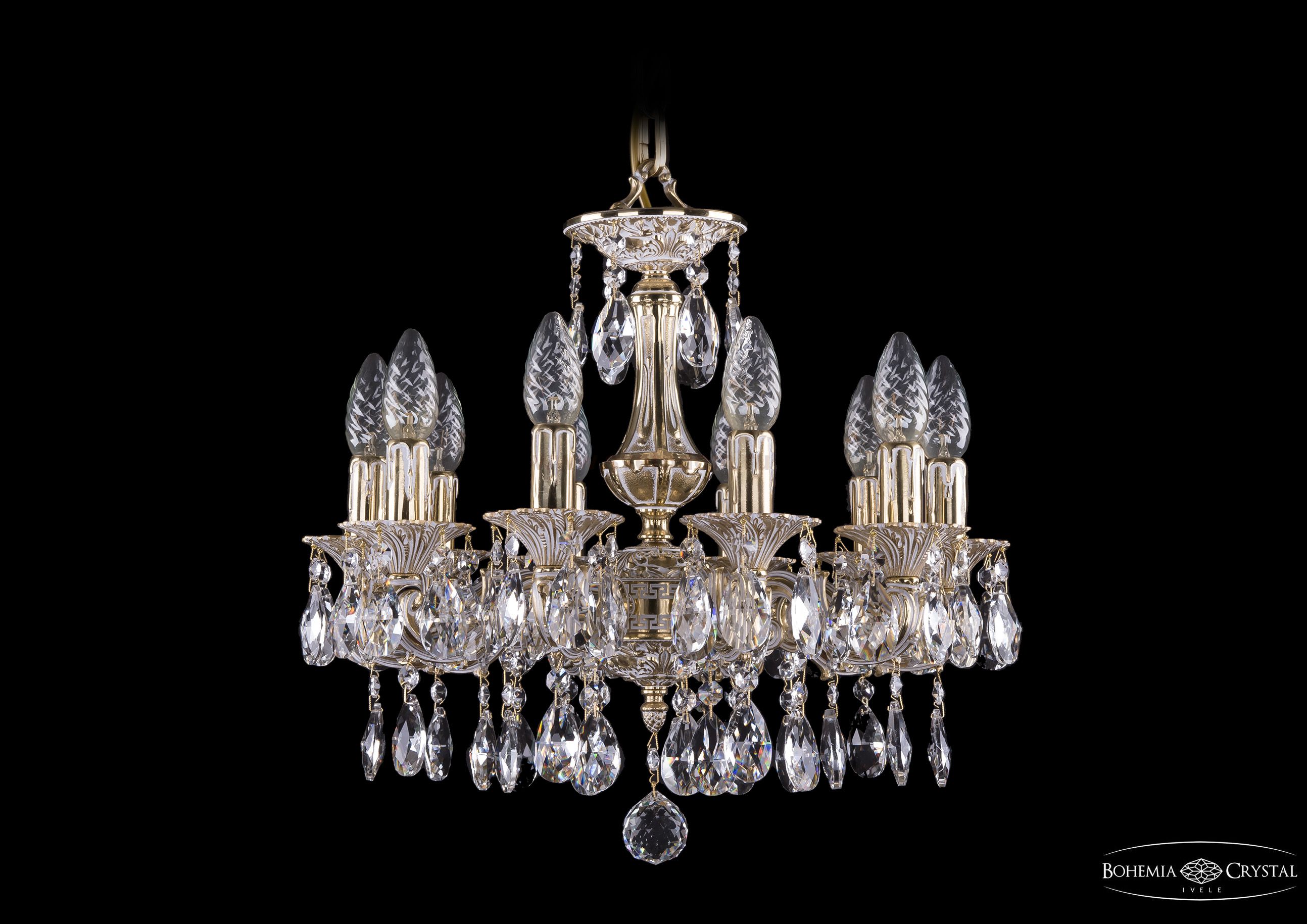 Люстра хрустальная Bohemia Ivele 1707/10/125/A/GW