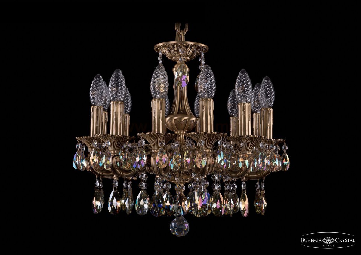 Люстра хрустальная Bohemia Ivele 1707/12/125/A/FP/K701