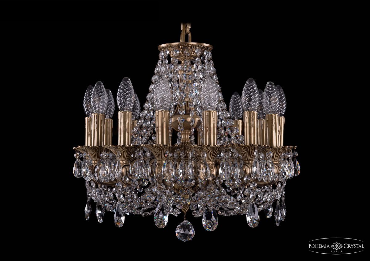 Люстра хрустальная Bohemia Ivele 1707/14/125/C/FP