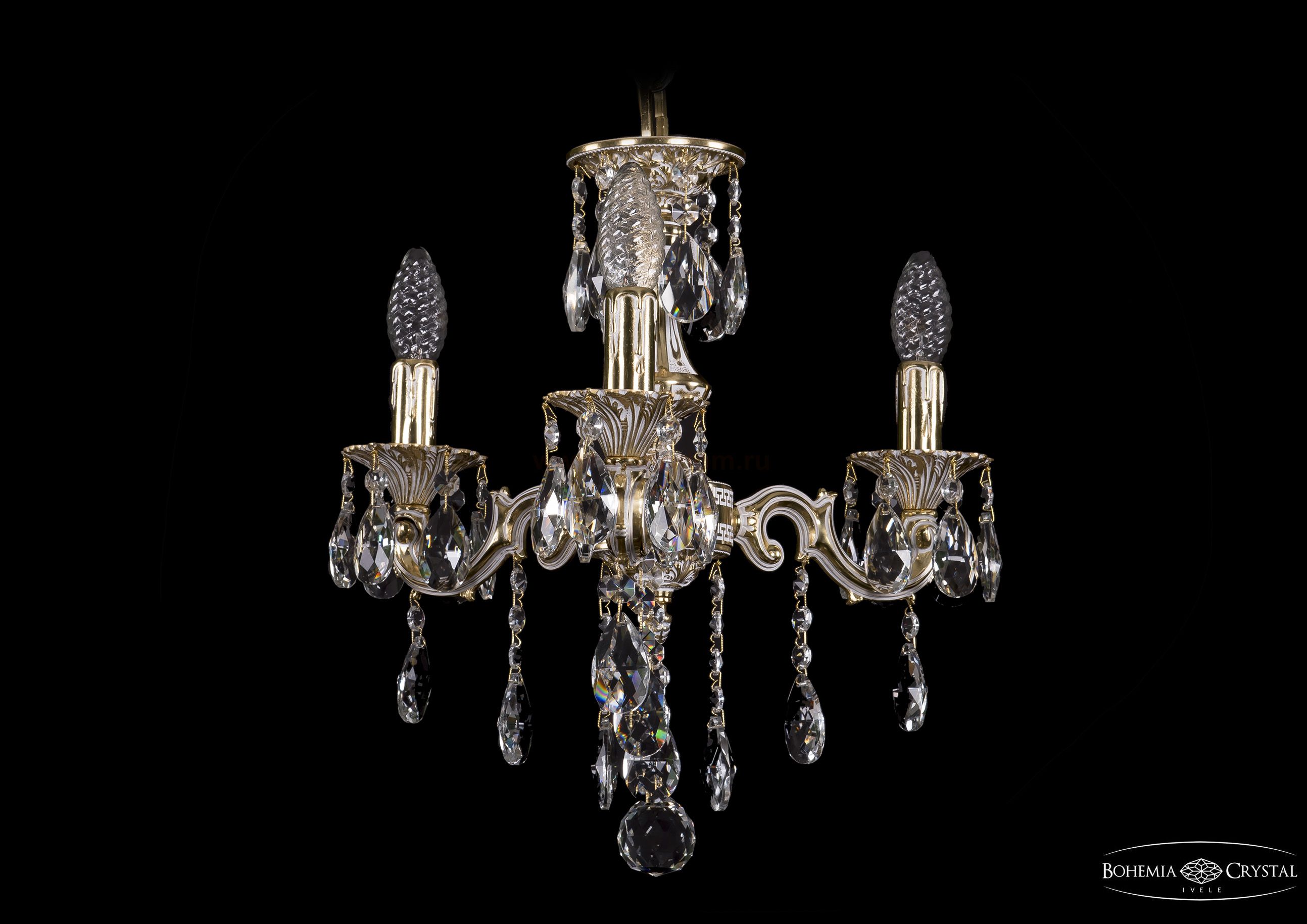 Люстра хрустальная Bohemia Ivele 1707/3/125/B/GW