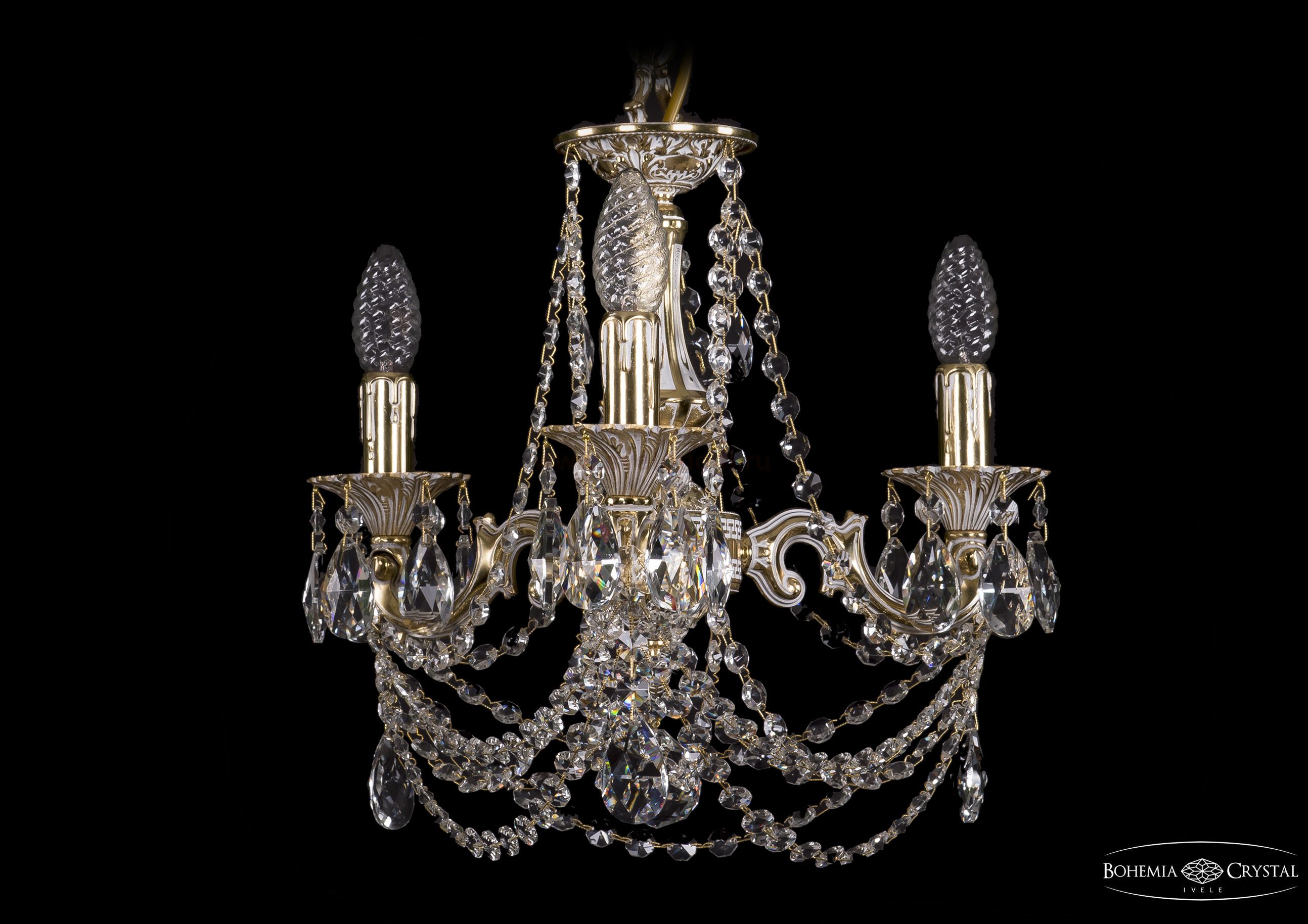 Люстра хрустальная Bohemia Ivele 1707/3/125/C/GW