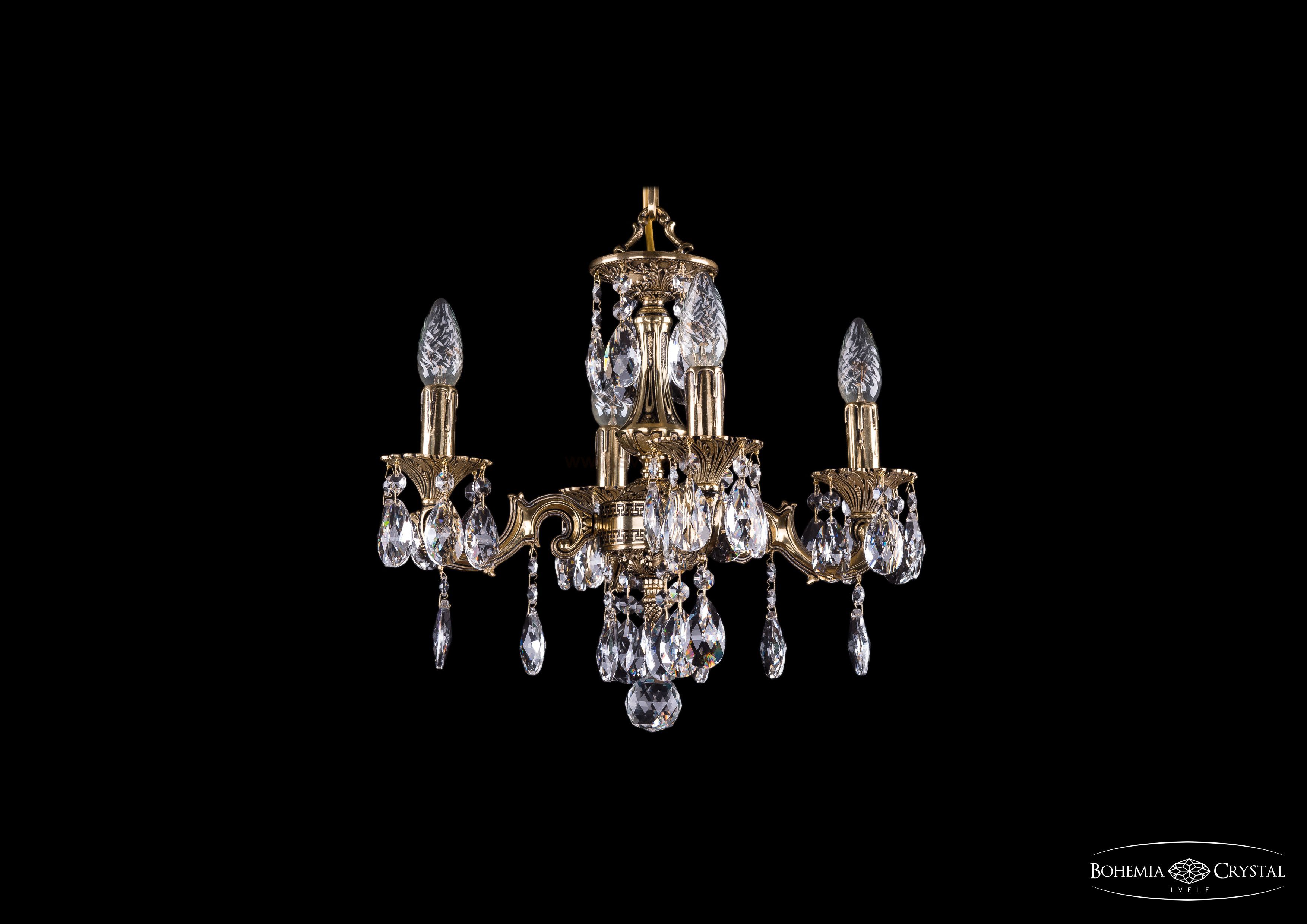 Люстра хрустальная Bohemia Ivele 1707/4/125/A/GB