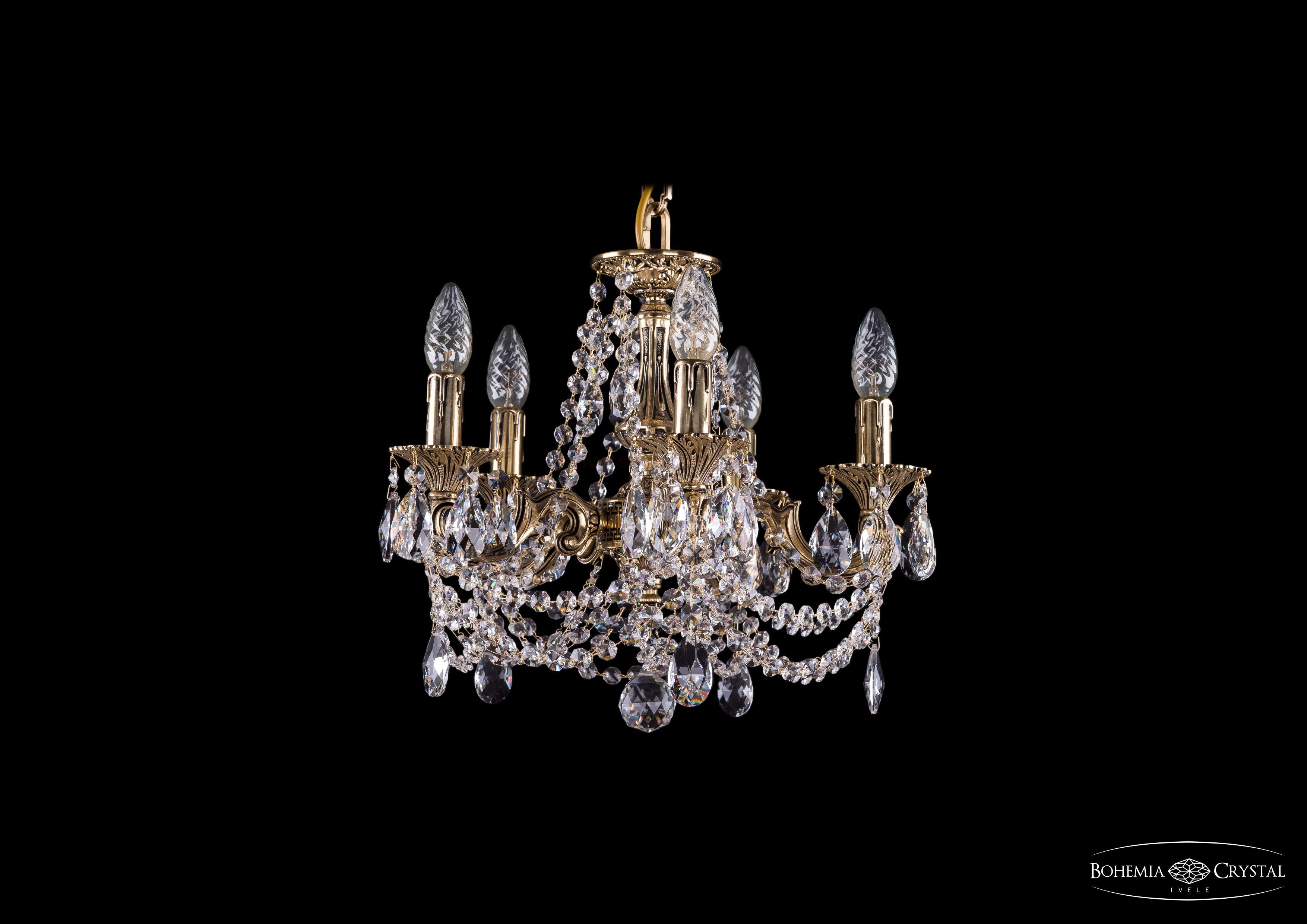 Люстра хрустальная Bohemia Ivele 1707/5/125/C/GB