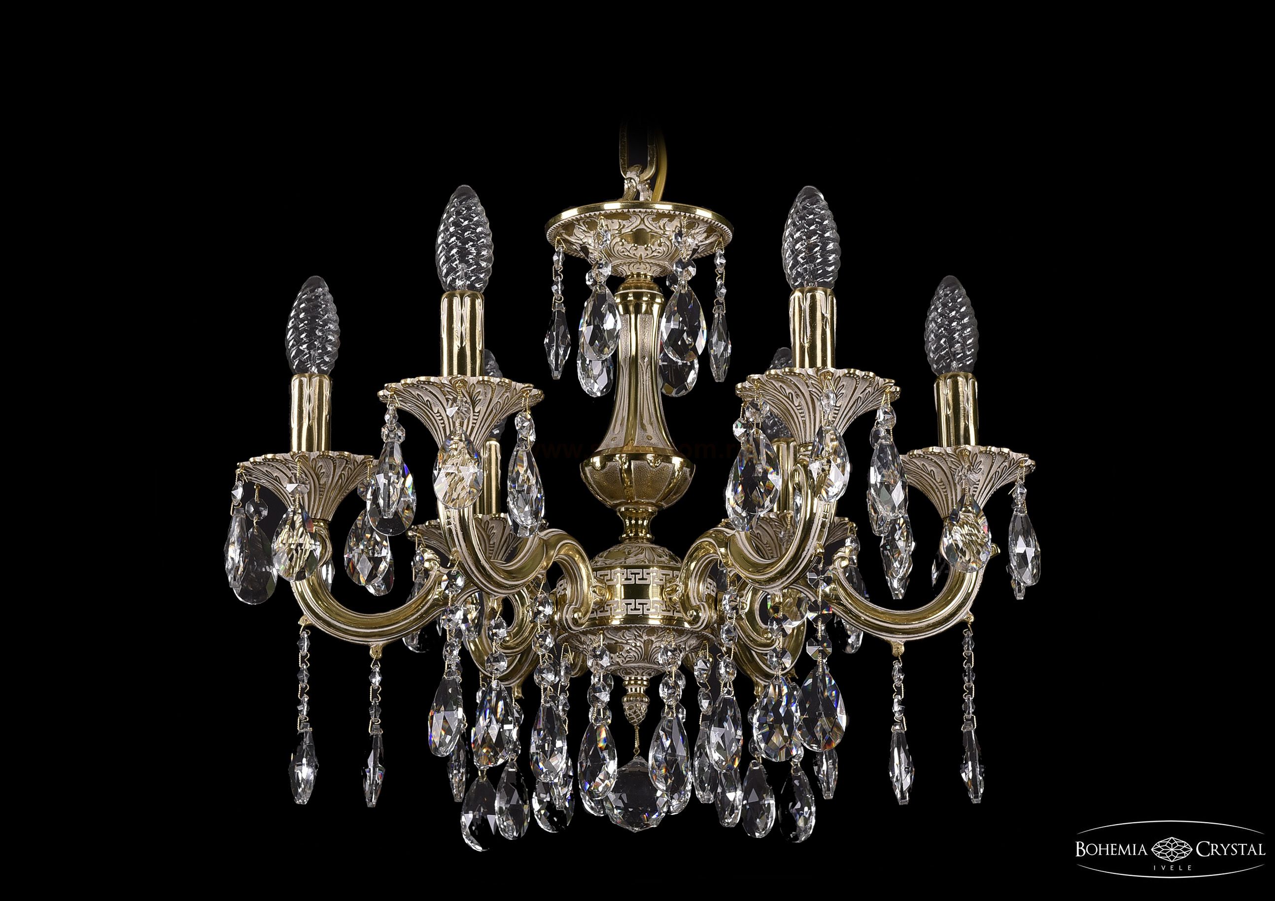 Люстра хрустальная Bohemia Ivele 1707/6/125/A/GI