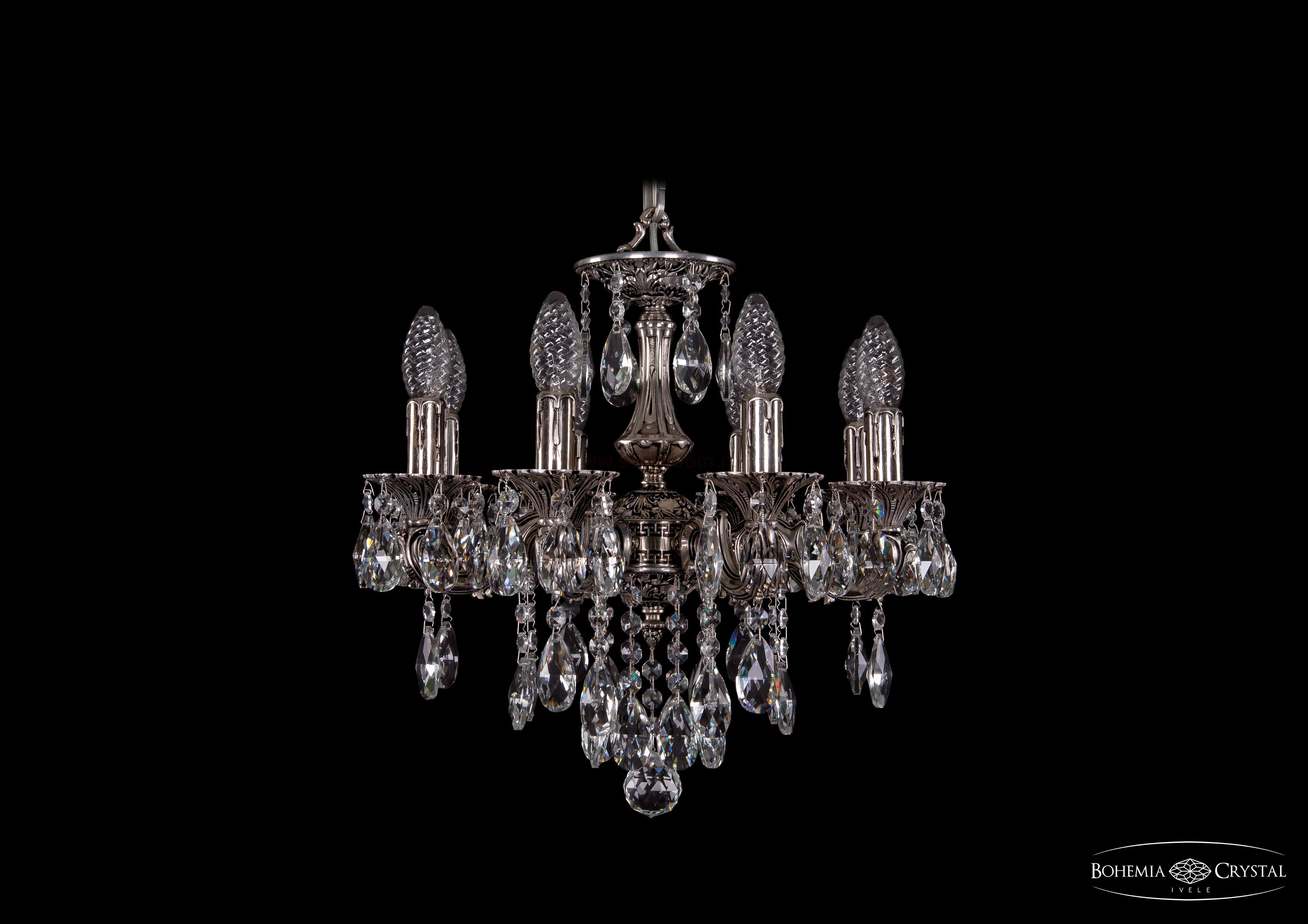 Люстра хрустальная Bohemia Ivele 1707/8/125/B/NB