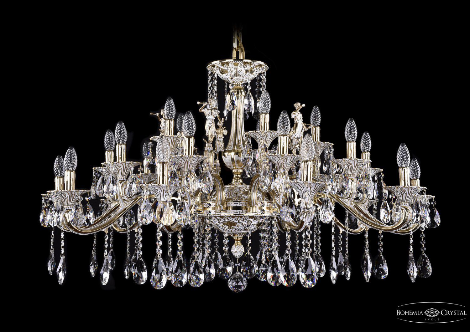 Люстра хрустальная Bohemia Ivele 1709/25+5/410/A/GW/Girl