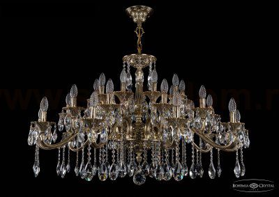 Люстра хрустальная большая Bohemia Ivele 1709/30/410/A/GB