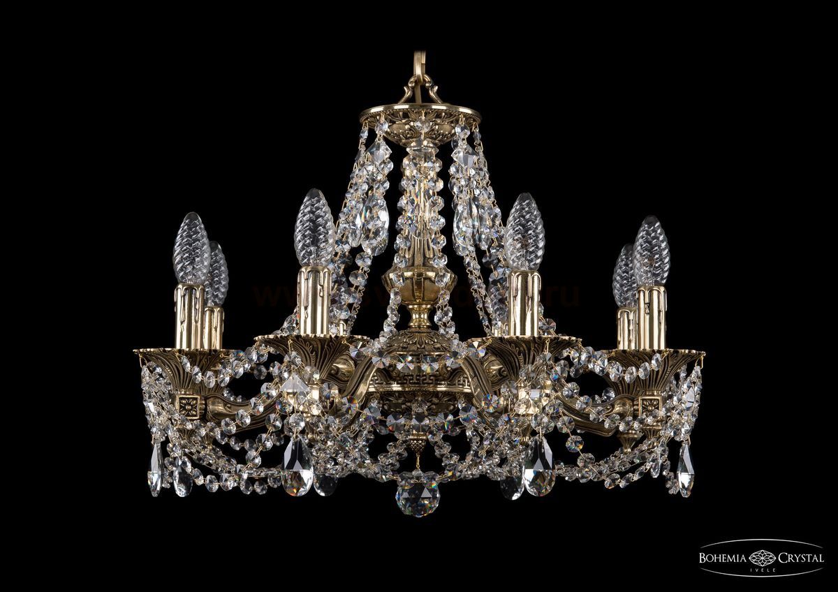 Люстра хрустальная Bohemia Ivele 1710/8/160/C/GB