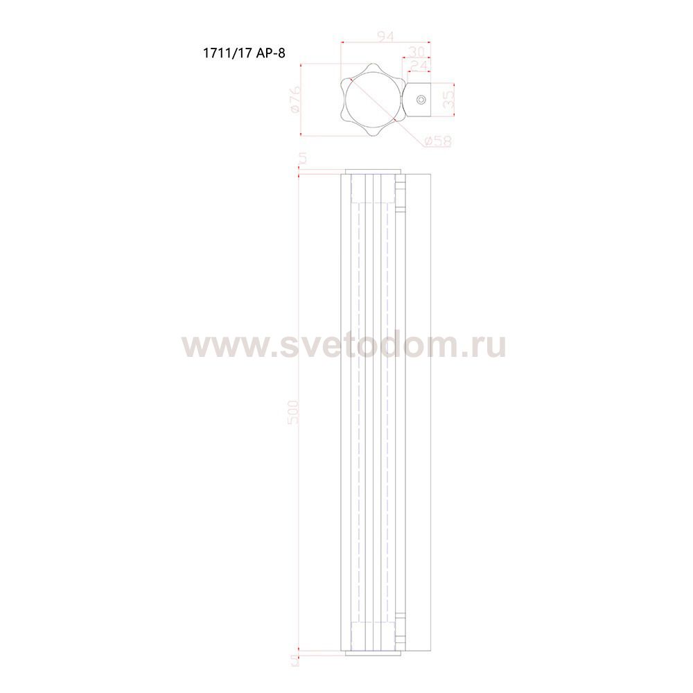 Настенный светильник Divinare PASTEL 1711/17 AP-8