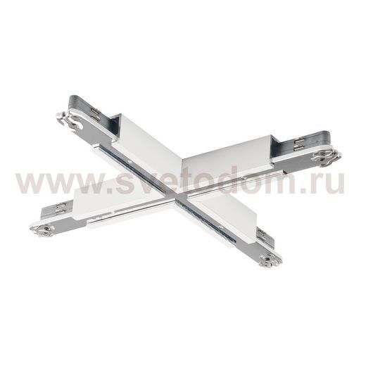 172181 SLV D-TRACK, X-коннектор, 230В, 10А макс., белый